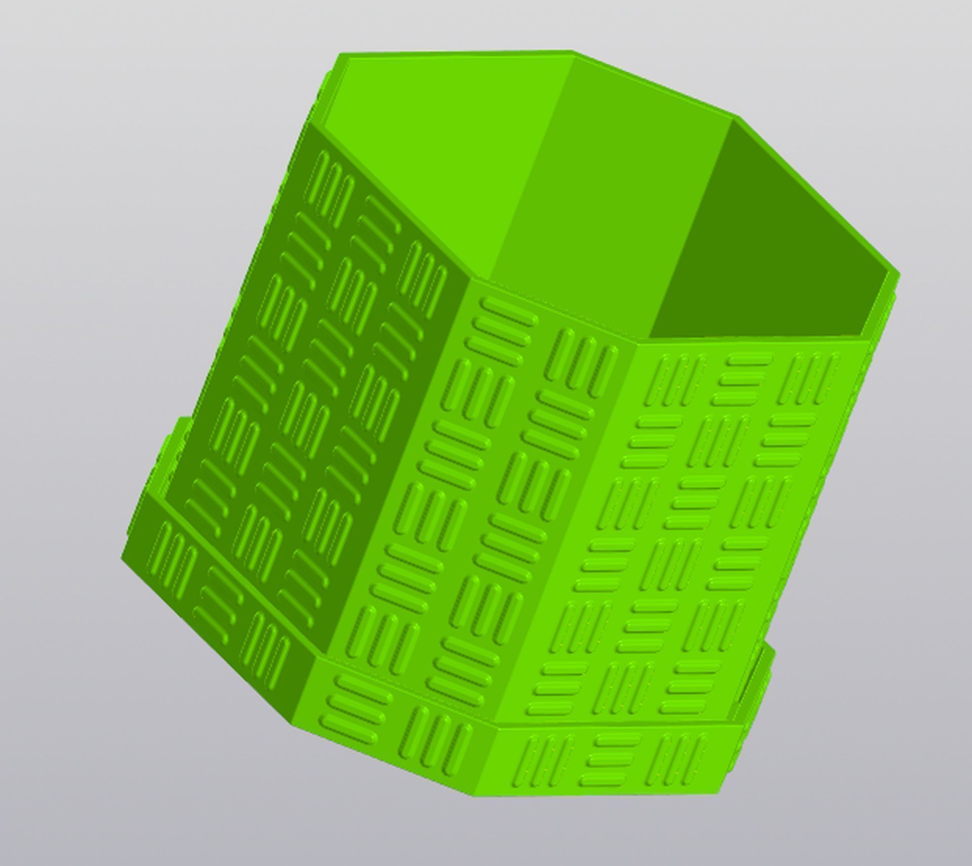 Tracery planter 3D print model_1