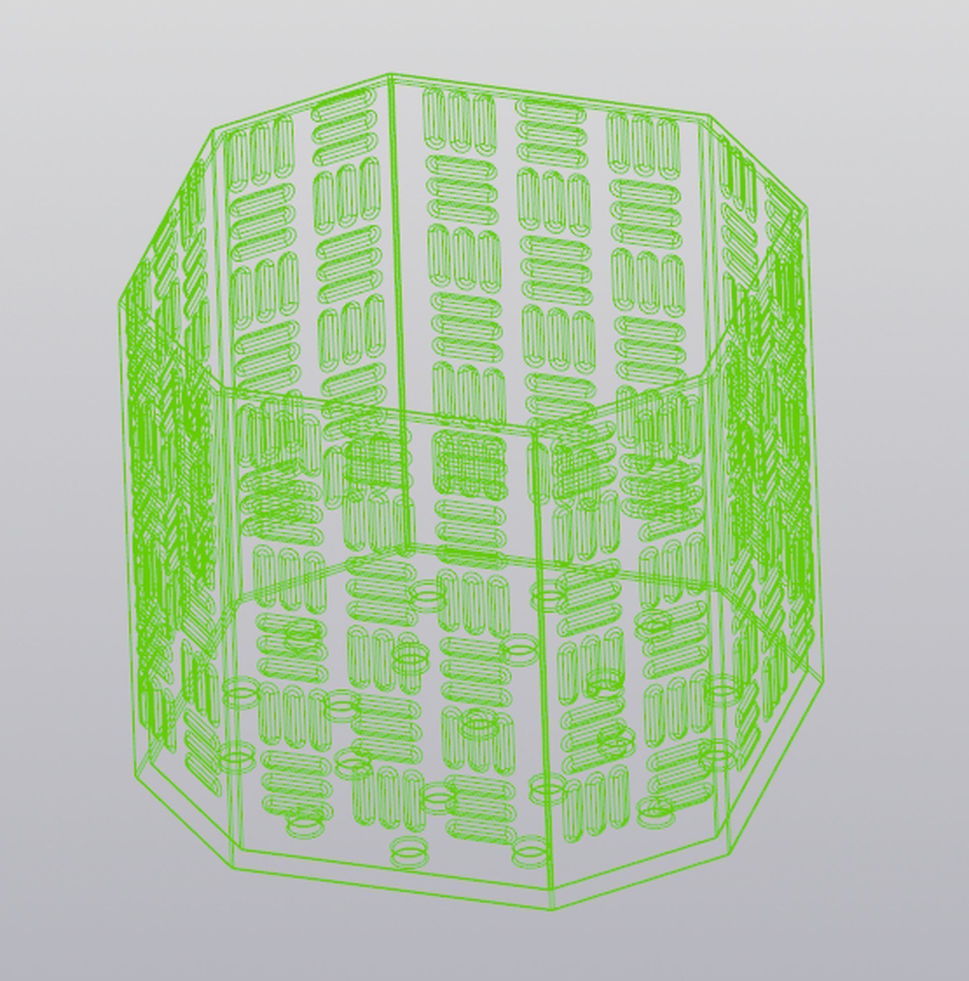 Tracery planter 3D print model_5