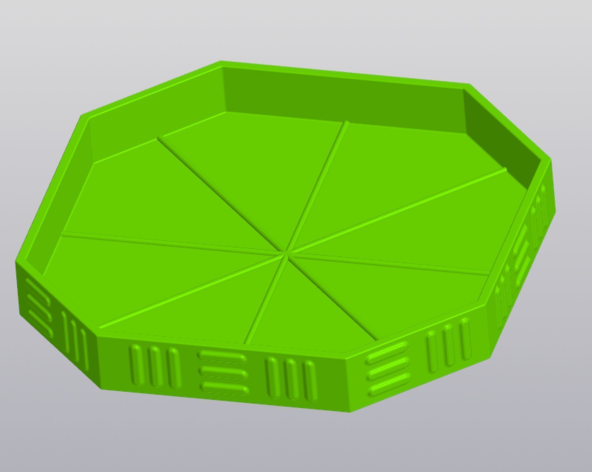 Tracery planter 3D print model_6