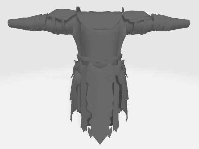 armadura simple Free 3D model_1