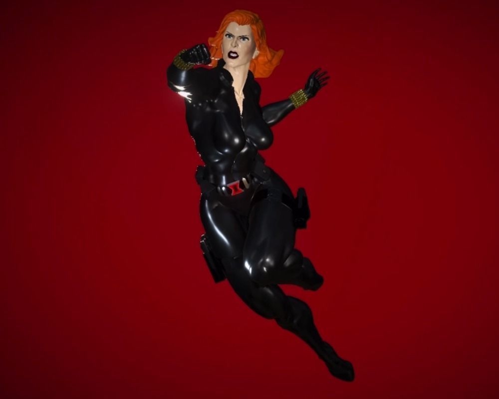 Black Widow Fanart 3D model 3D printable | CGTrader