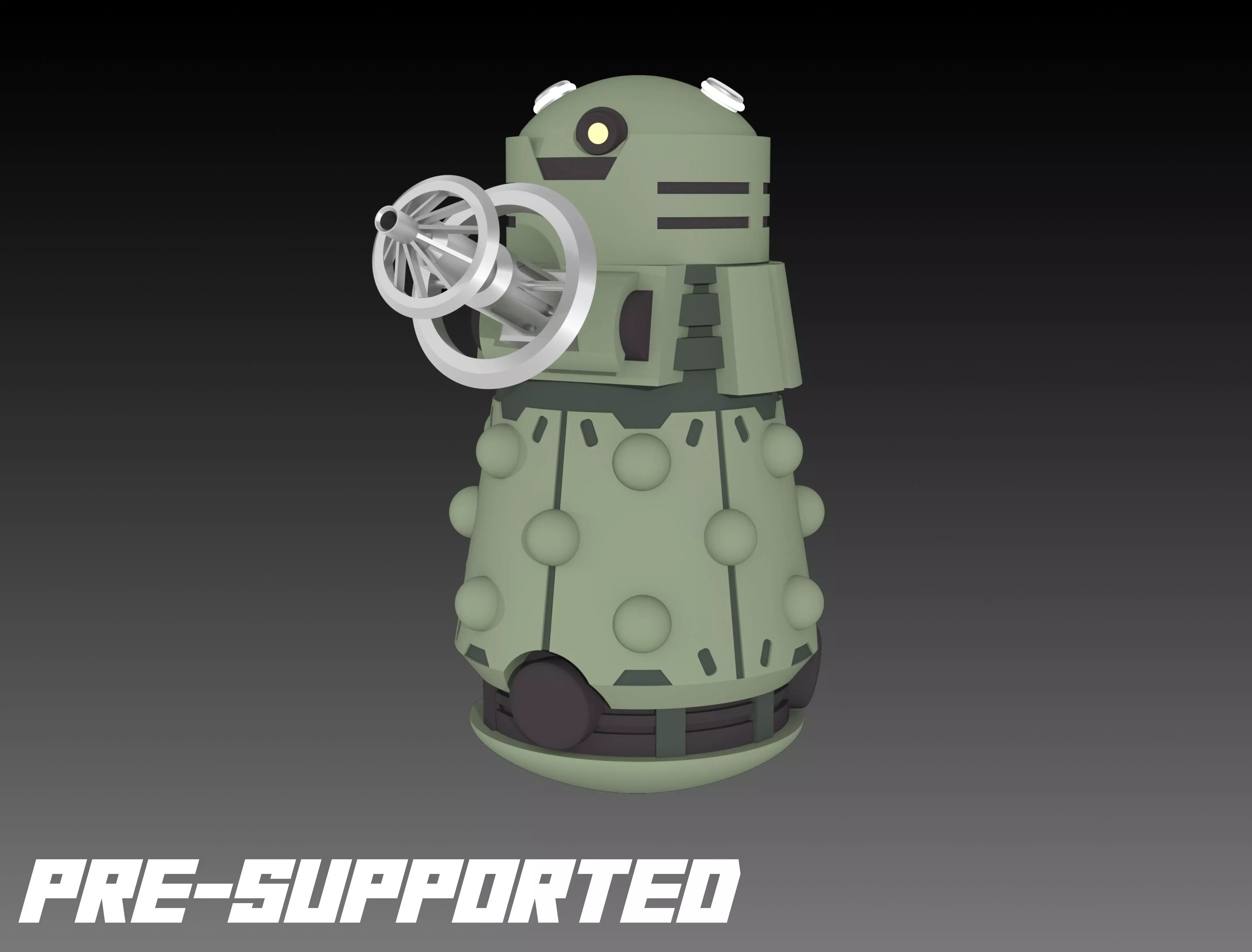 Future Dalek - Heavy Minature - 3D print model
