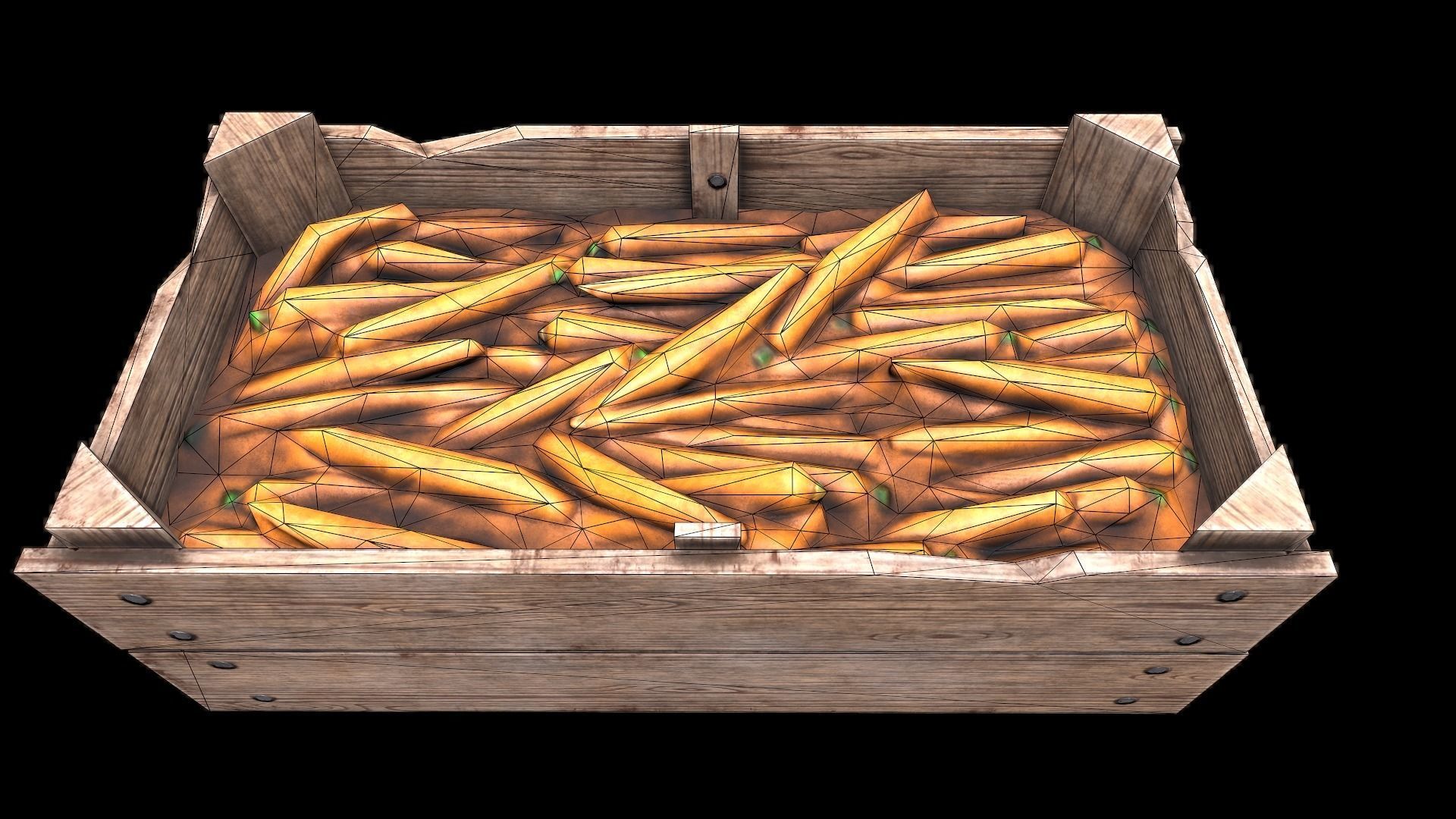 Low Poly Game Ready Fruits and Vegetables Low-poly 3D model_11