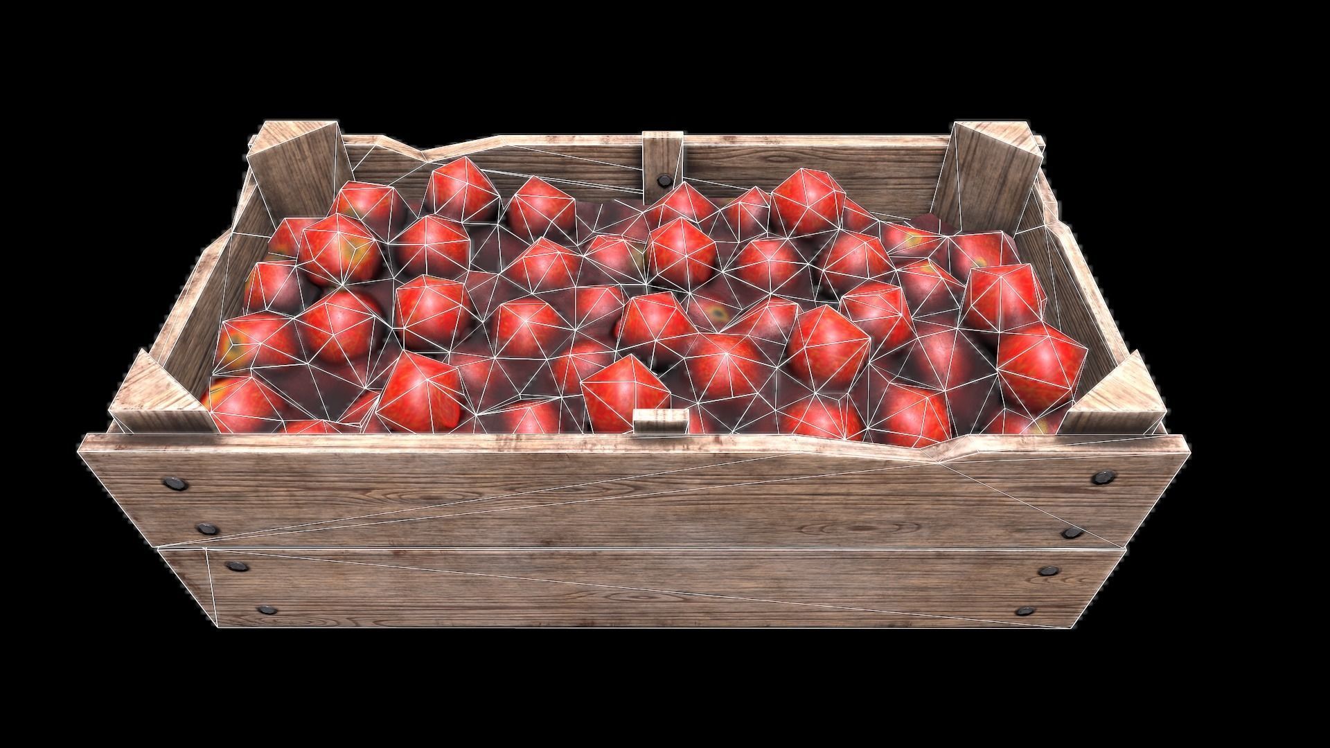 Low Poly Game Ready Fruits and Vegetables Low-poly 3D model_13