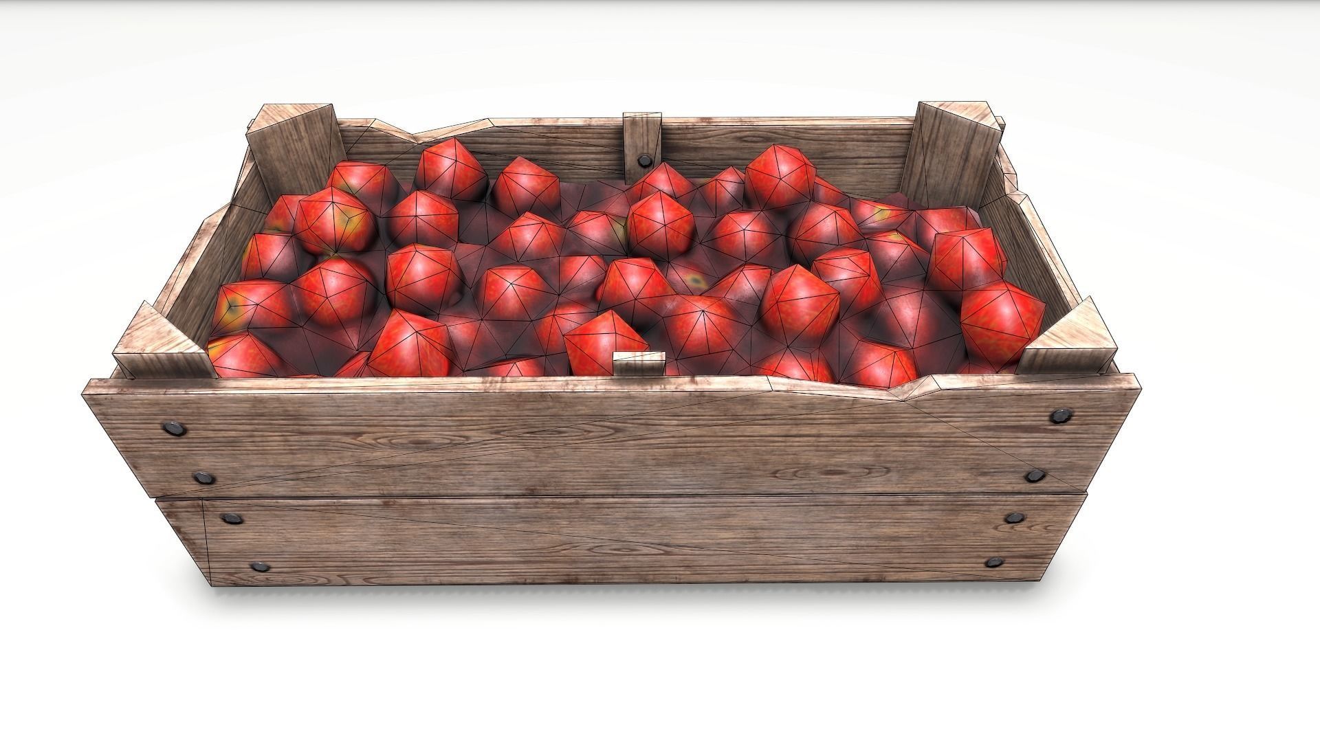 Low Poly Game Ready Fruits and Vegetables Low-poly 3D model_12