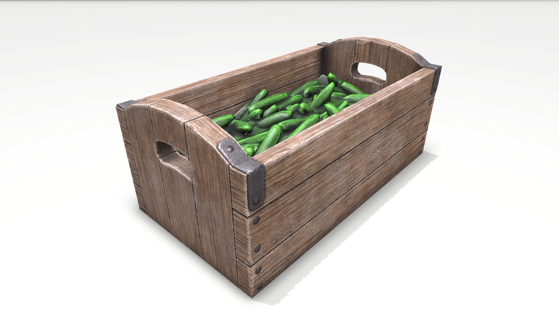 Low Poly Game Ready Fruits and Vegetables Low-poly 3D model_17