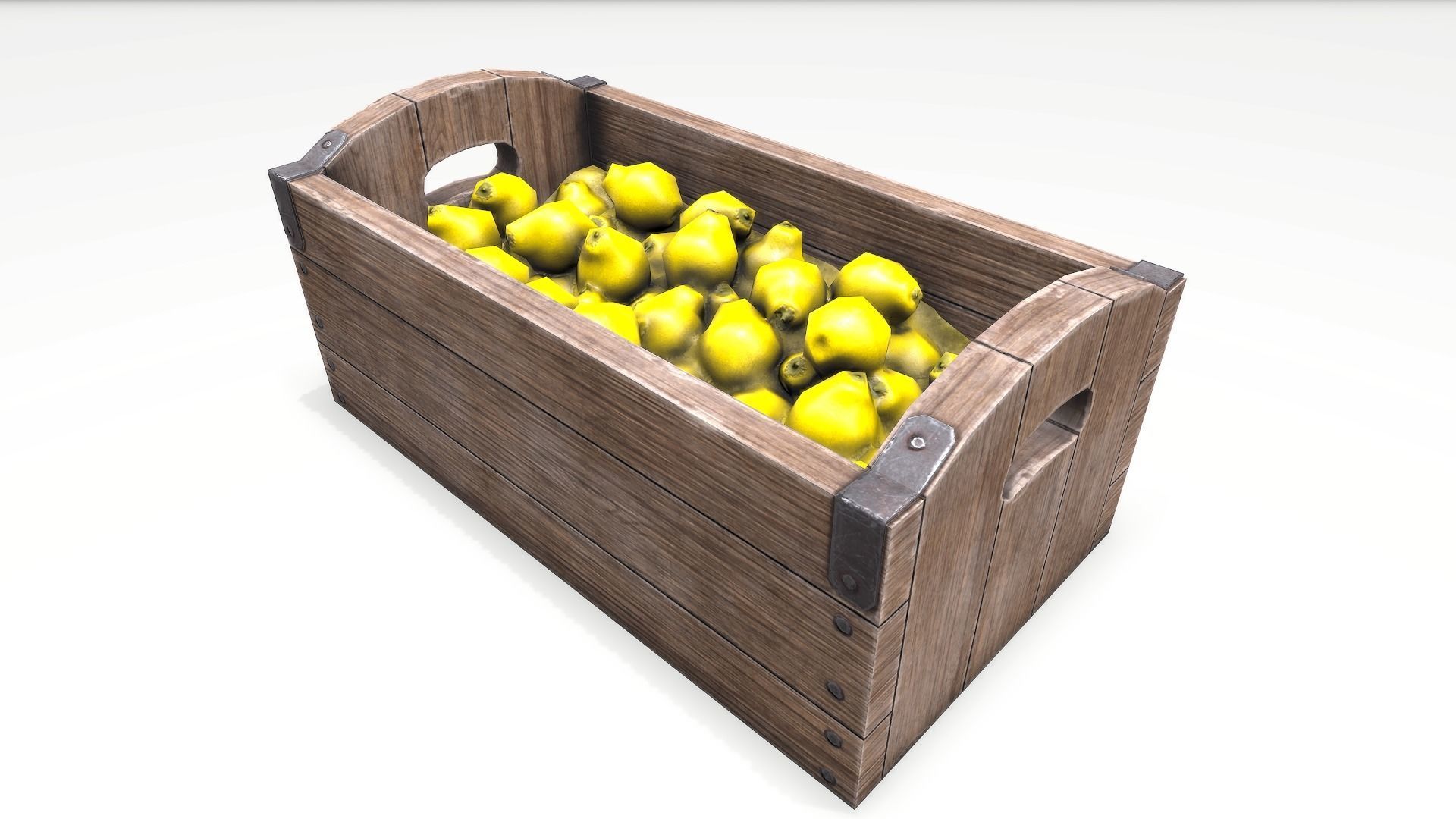 Low Poly Game Ready Fruits and Vegetables Low-poly 3D model_18