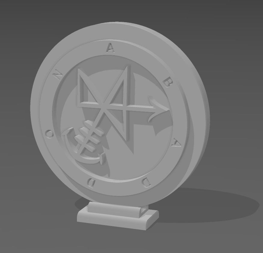 Sigil of Abaddon 3D print model_4