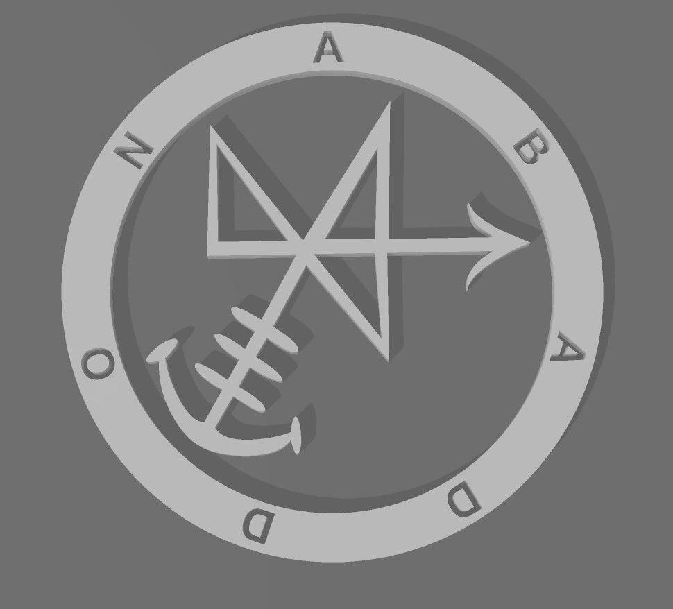 Sigil of Abaddon 3D print model_2