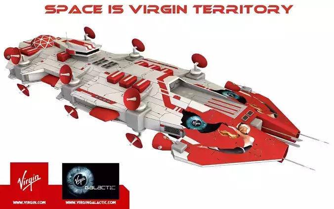 Virgin Radio Low-poly 3D model
