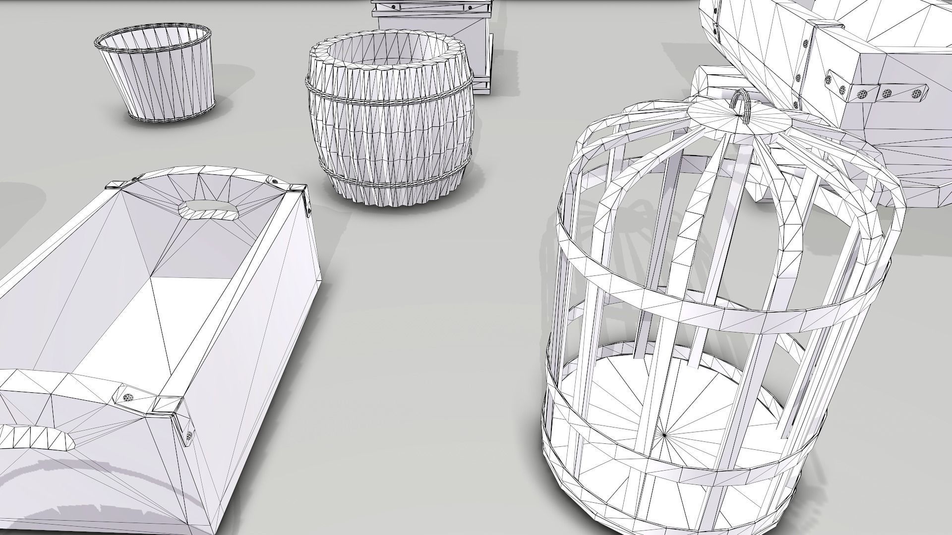 Low Poly Game-Ready PBR Medieval Assets 3D model_17