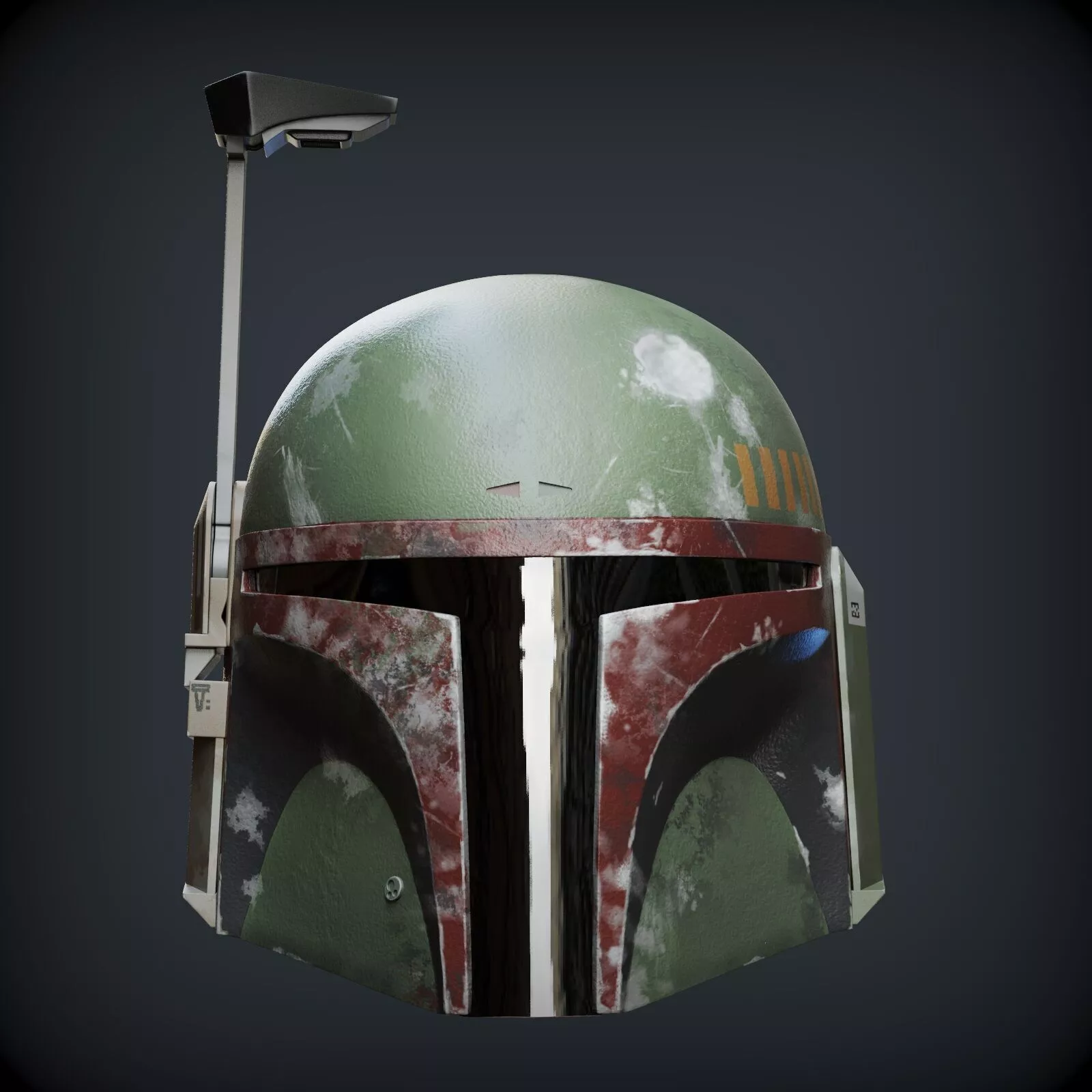 BOBA FETT HELMET 1to1 scale 3D print model