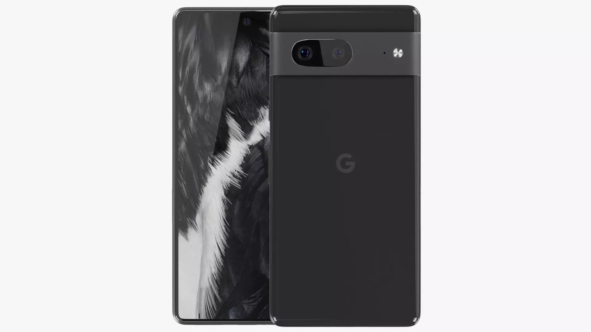 Google Pixel 7 Obsidian Low-poly 3D model_0