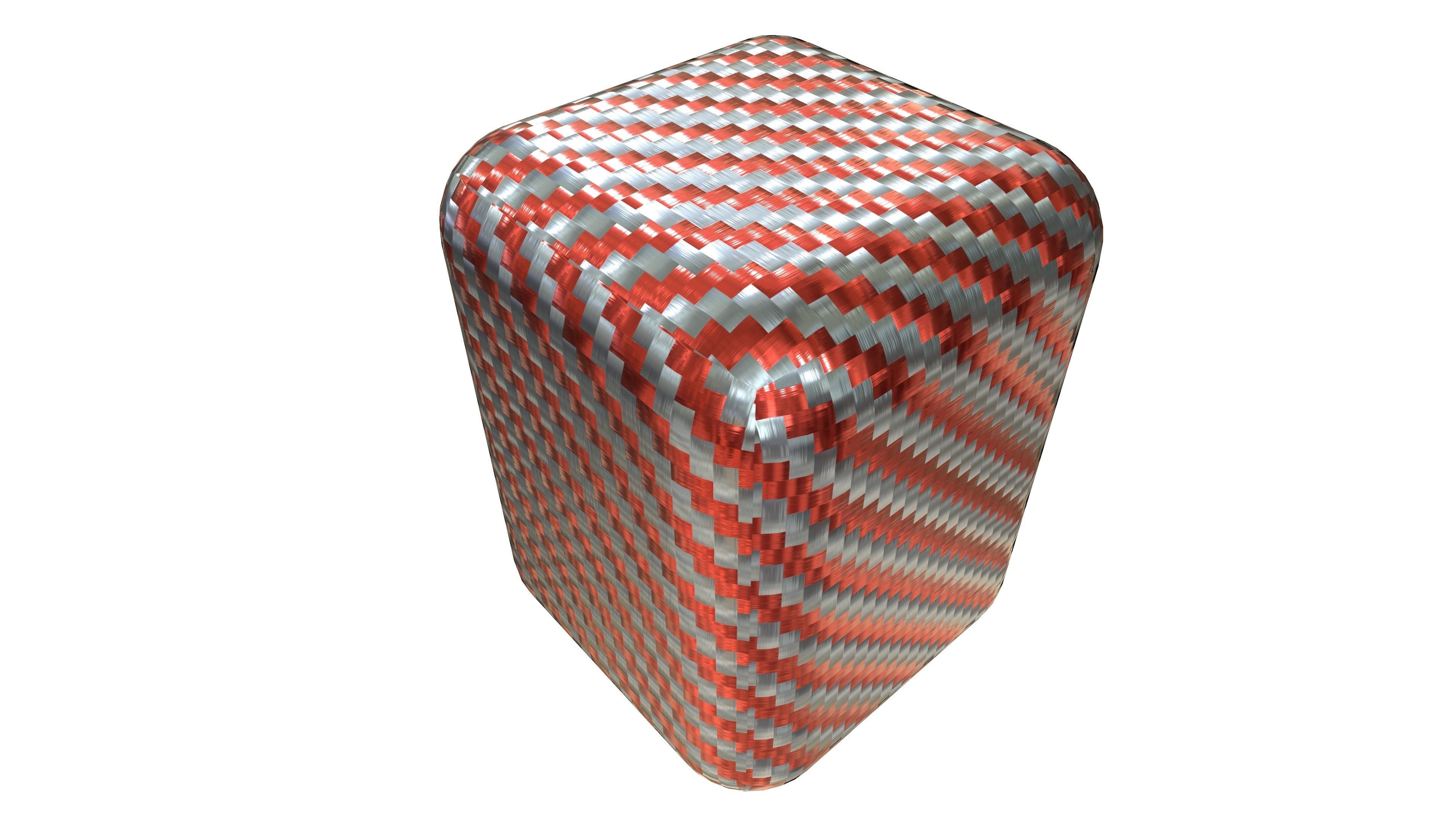 Carbon Stool 3D Model AR VR PBR Low-poly 3D model_10