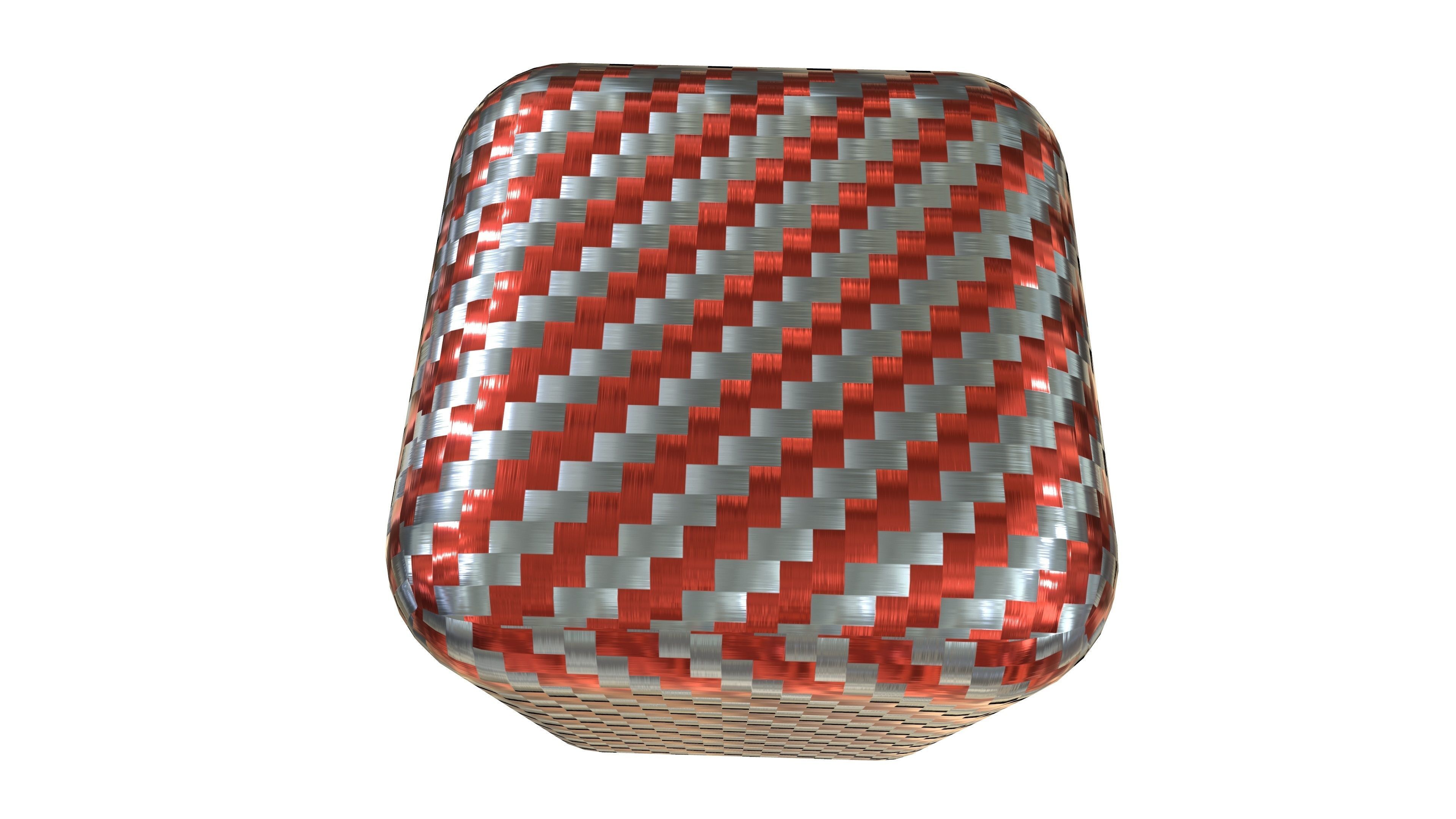 Carbon Stool 3D Model AR VR PBR Low-poly 3D model_4