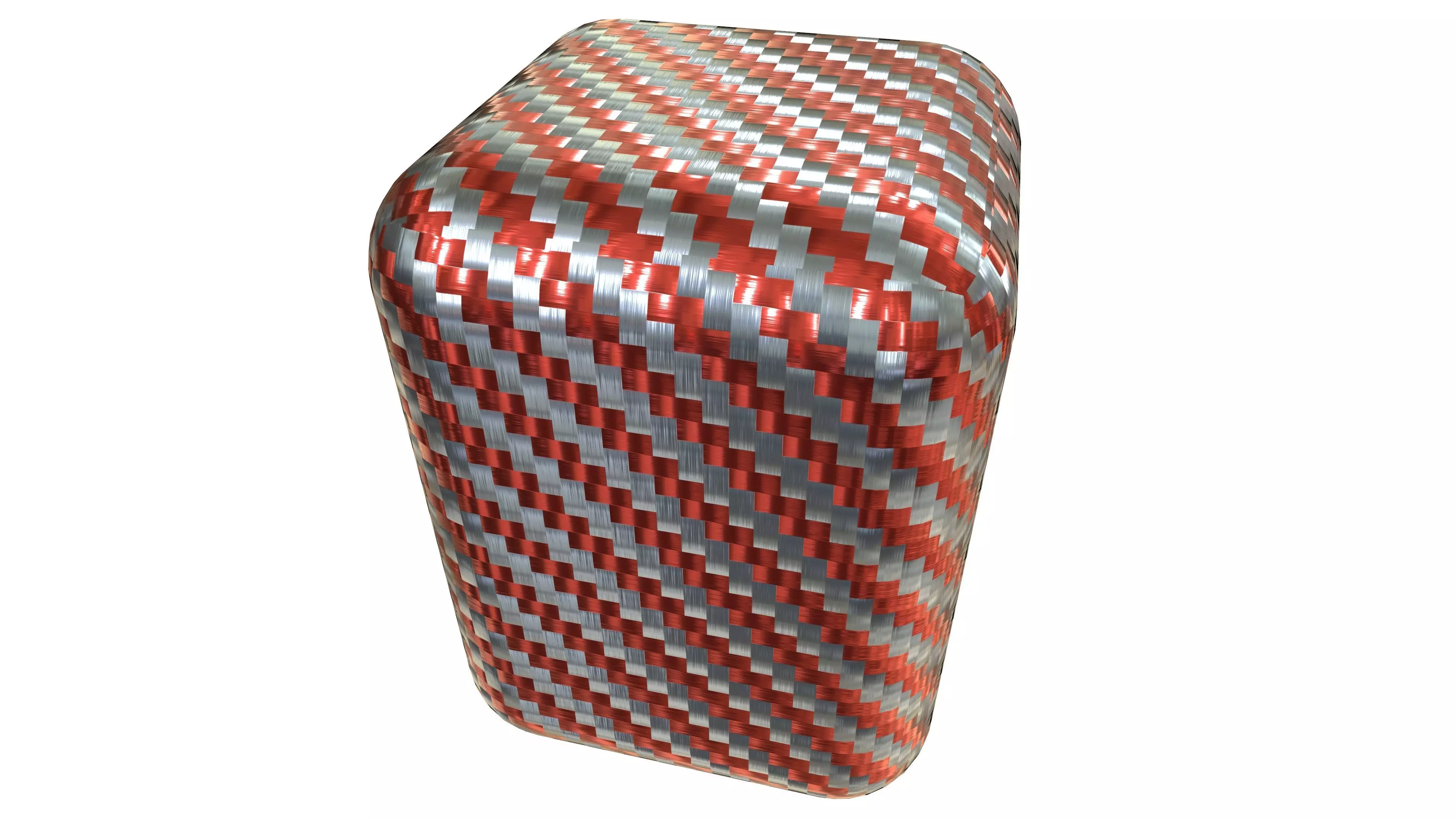 Carbon Stool 3D Model AR VR PBR Low-poly 3D model_0