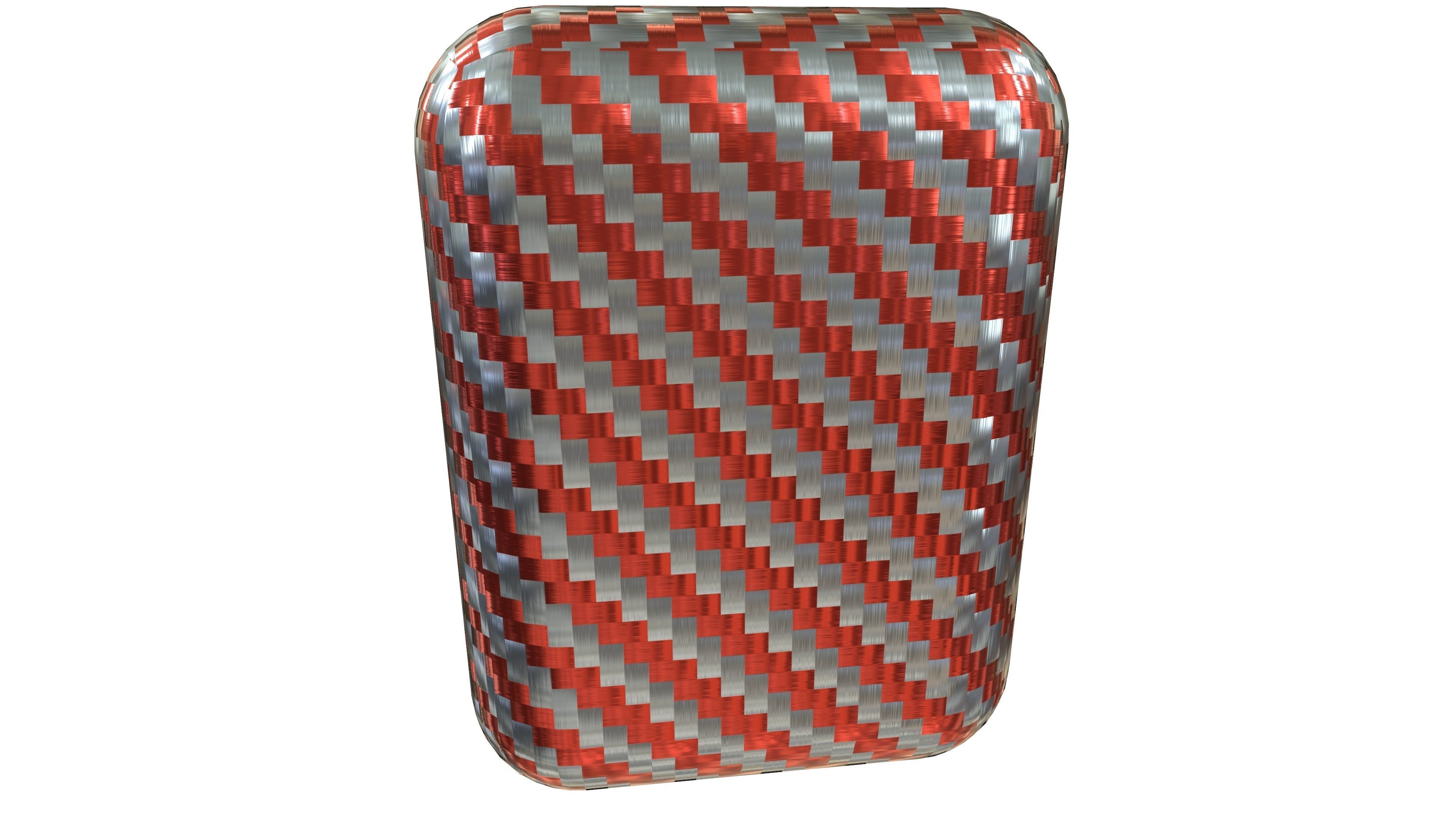 Carbon Stool 3D Model AR VR PBR Low-poly 3D model_3