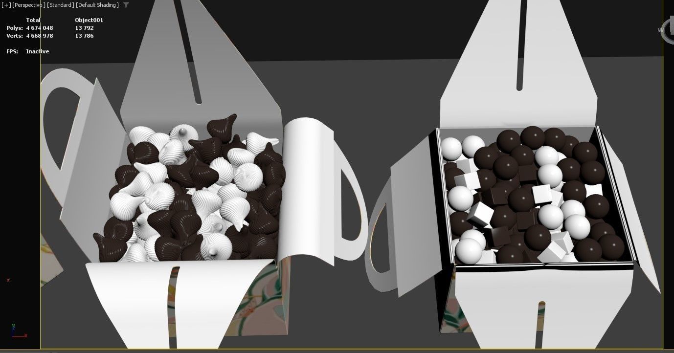 Candy box Low-poly 3D model_18