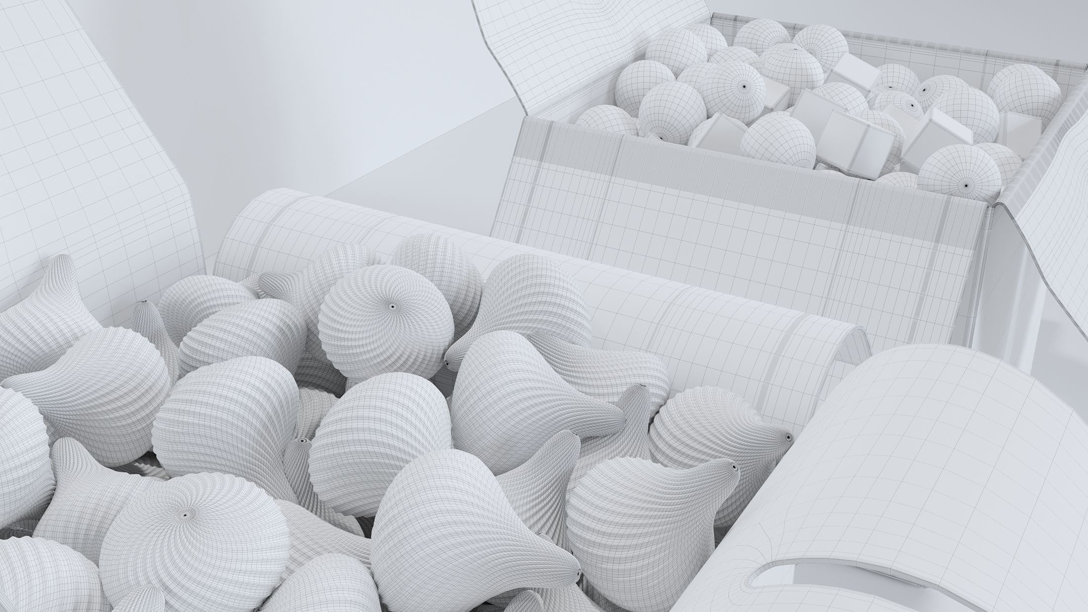 Candy box Low-poly 3D model_13