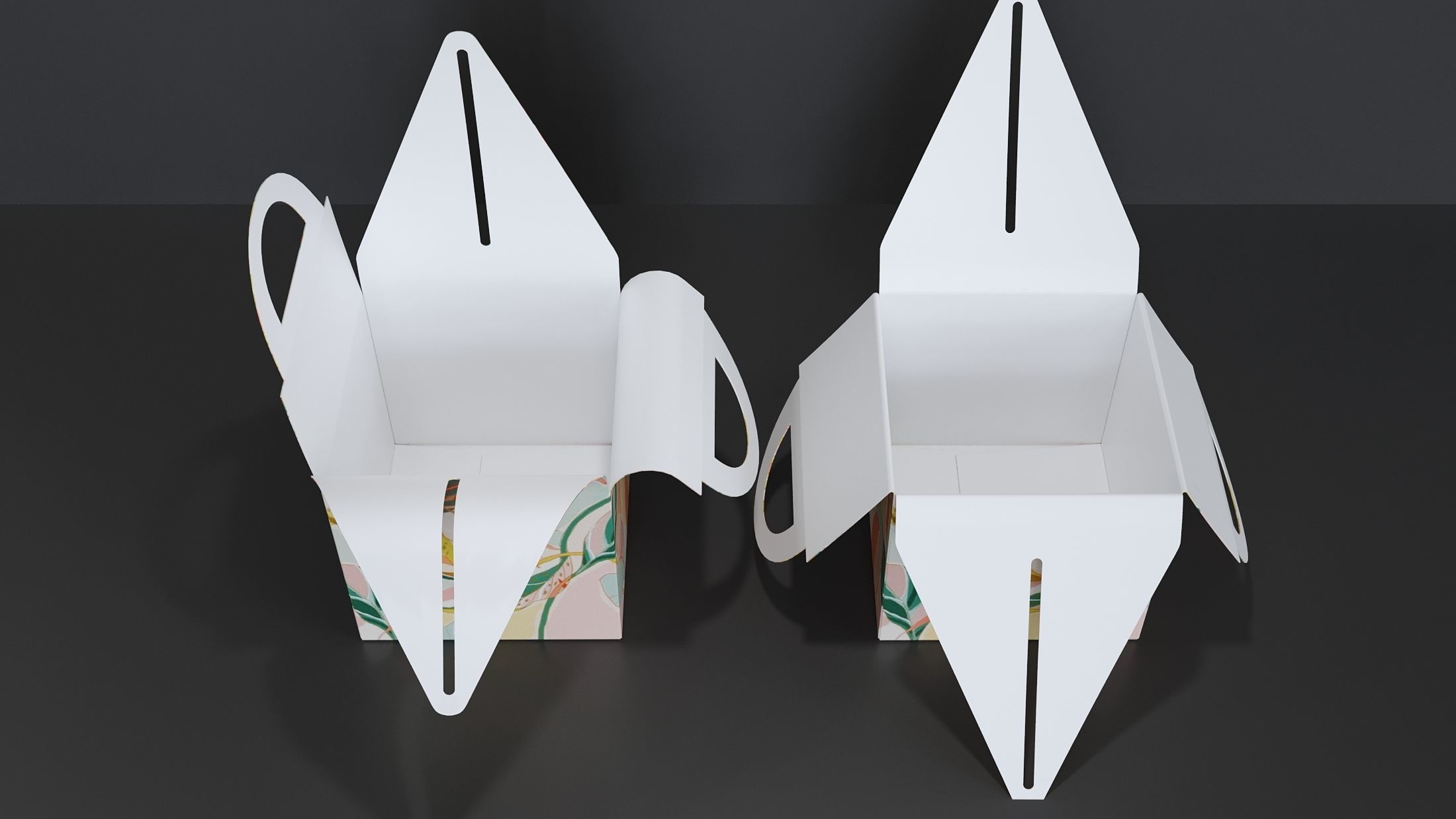 Candy box Low-poly 3D model_9