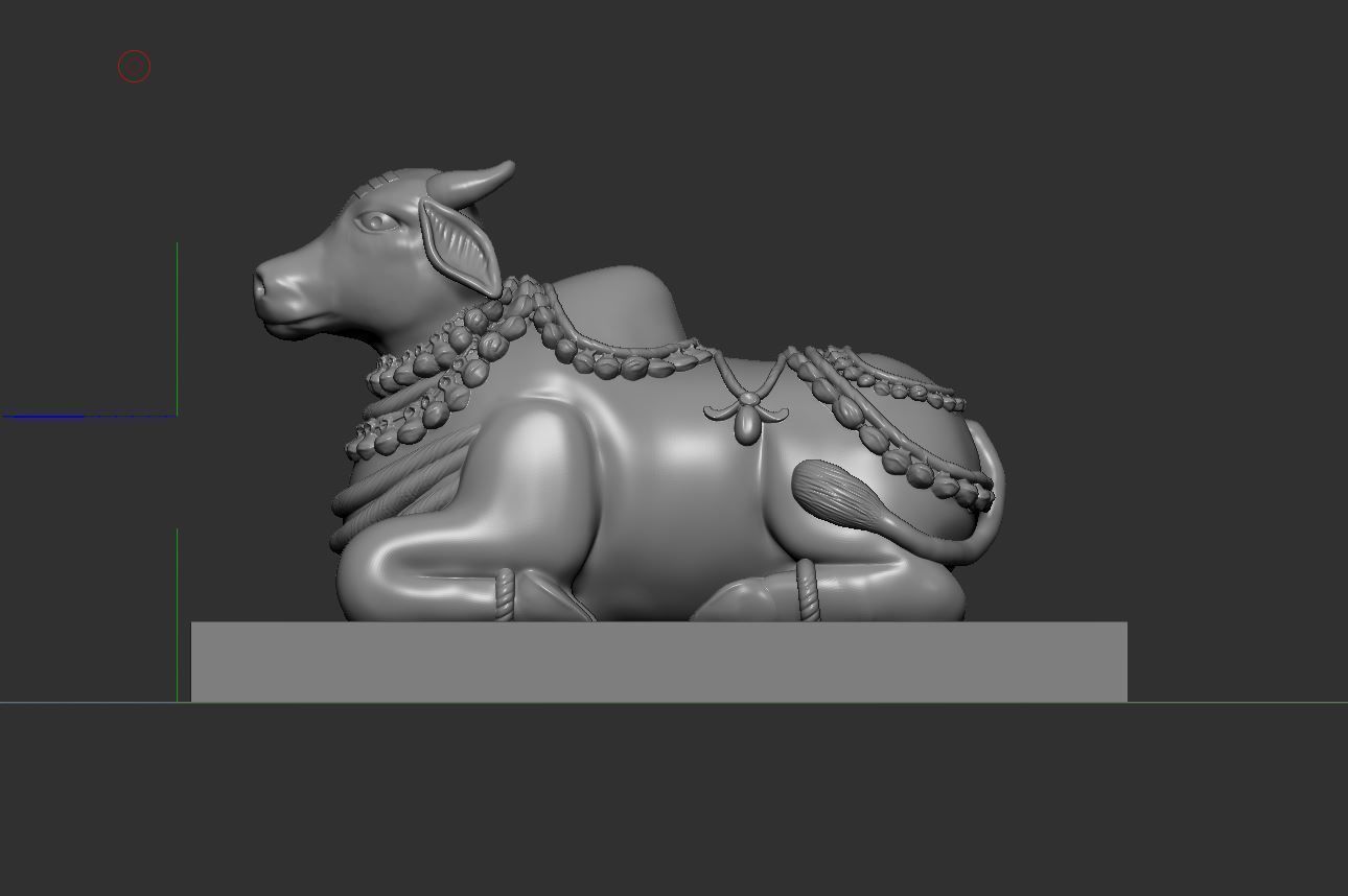 Nandi ji  3D print model_10