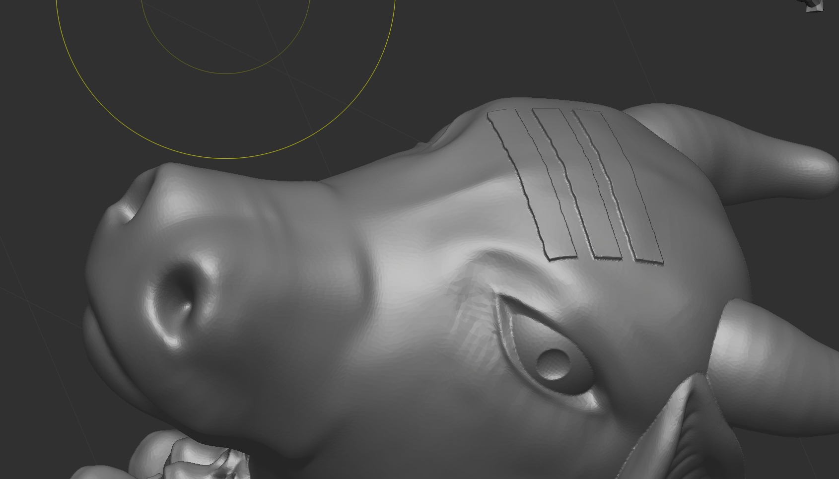 Nandi ji  3D print model_9