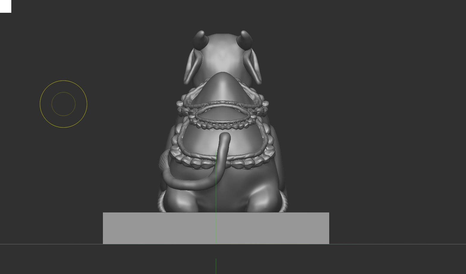 Nandi ji  3D print model_8