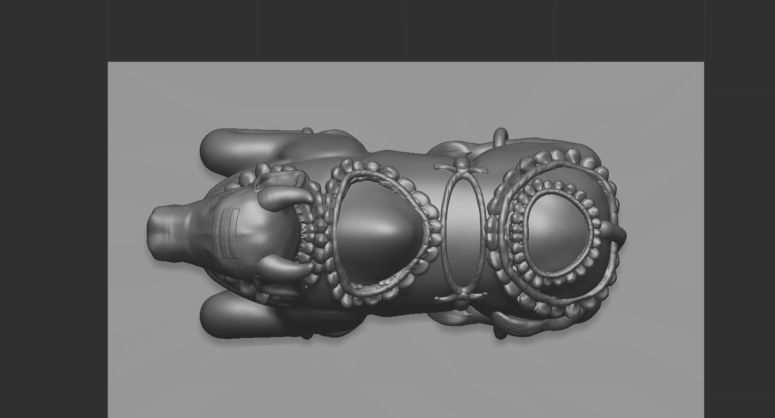 Nandi ji  3D print model_17