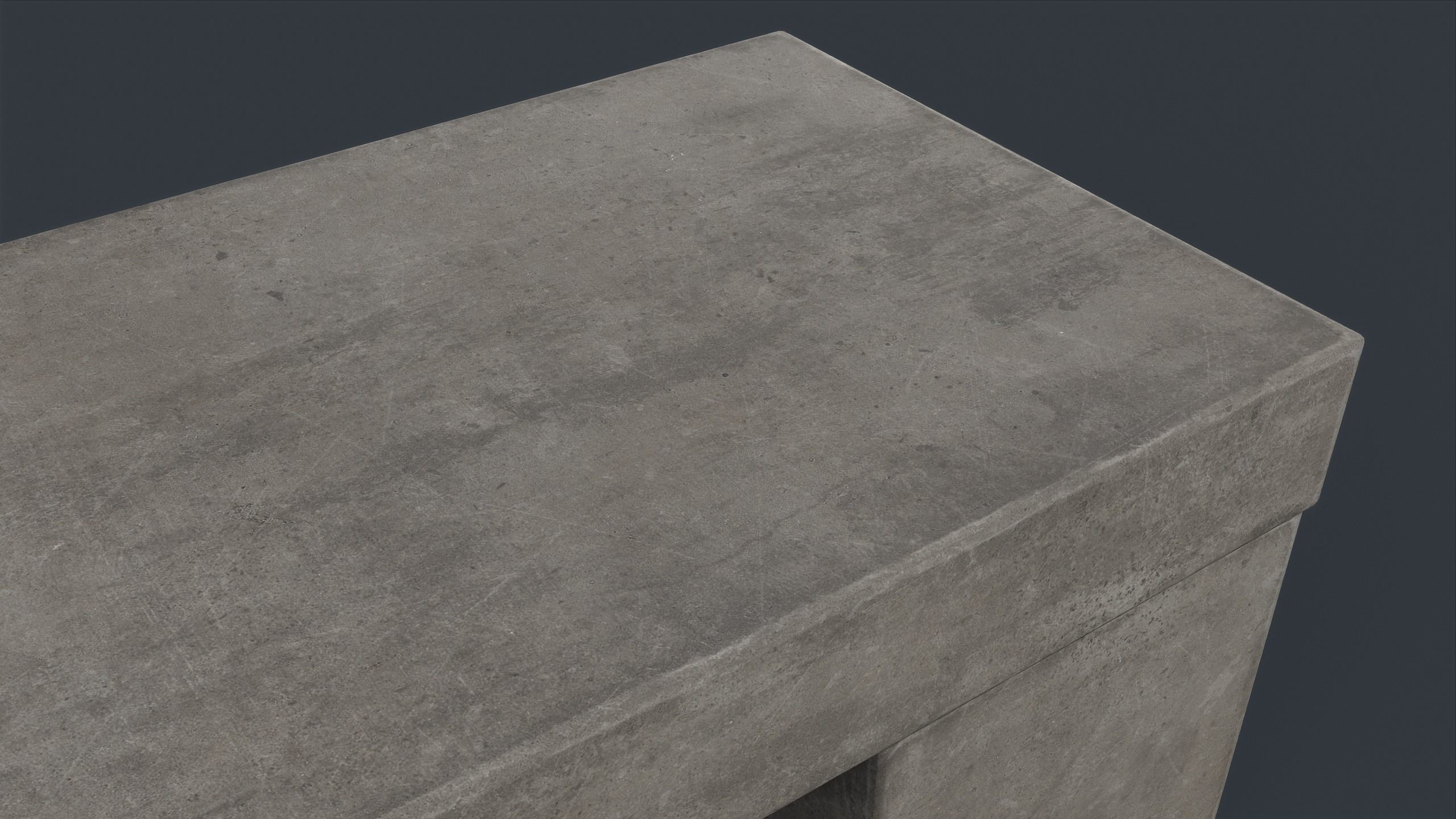 Modern Outdoor Bench 78 PBR Game Ready Low-poly 3D model_18