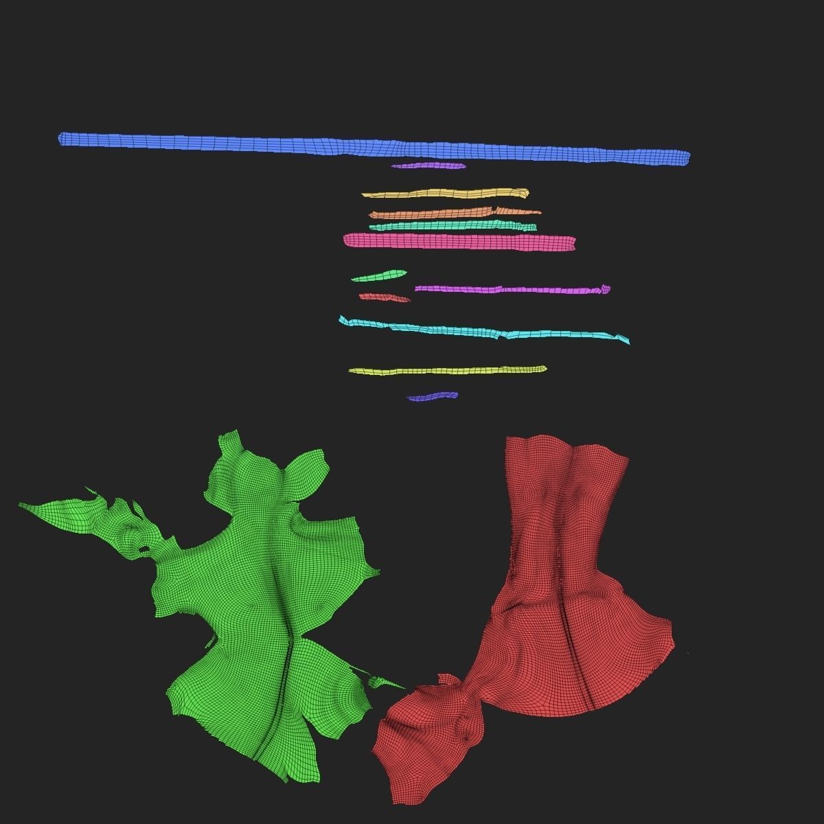 Hollywood Undead Da Karlzz Mask Low-poly 3D model_7