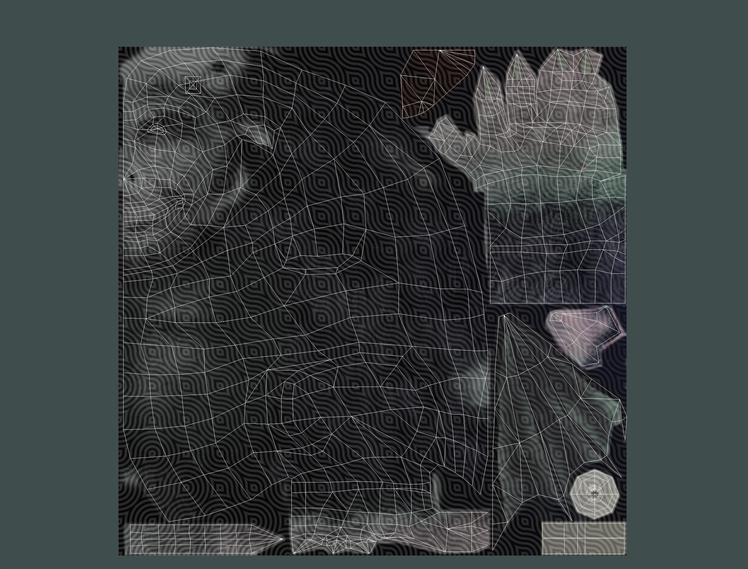 LowPoly Evil Spirit Anchutka Low-poly 3D model_20