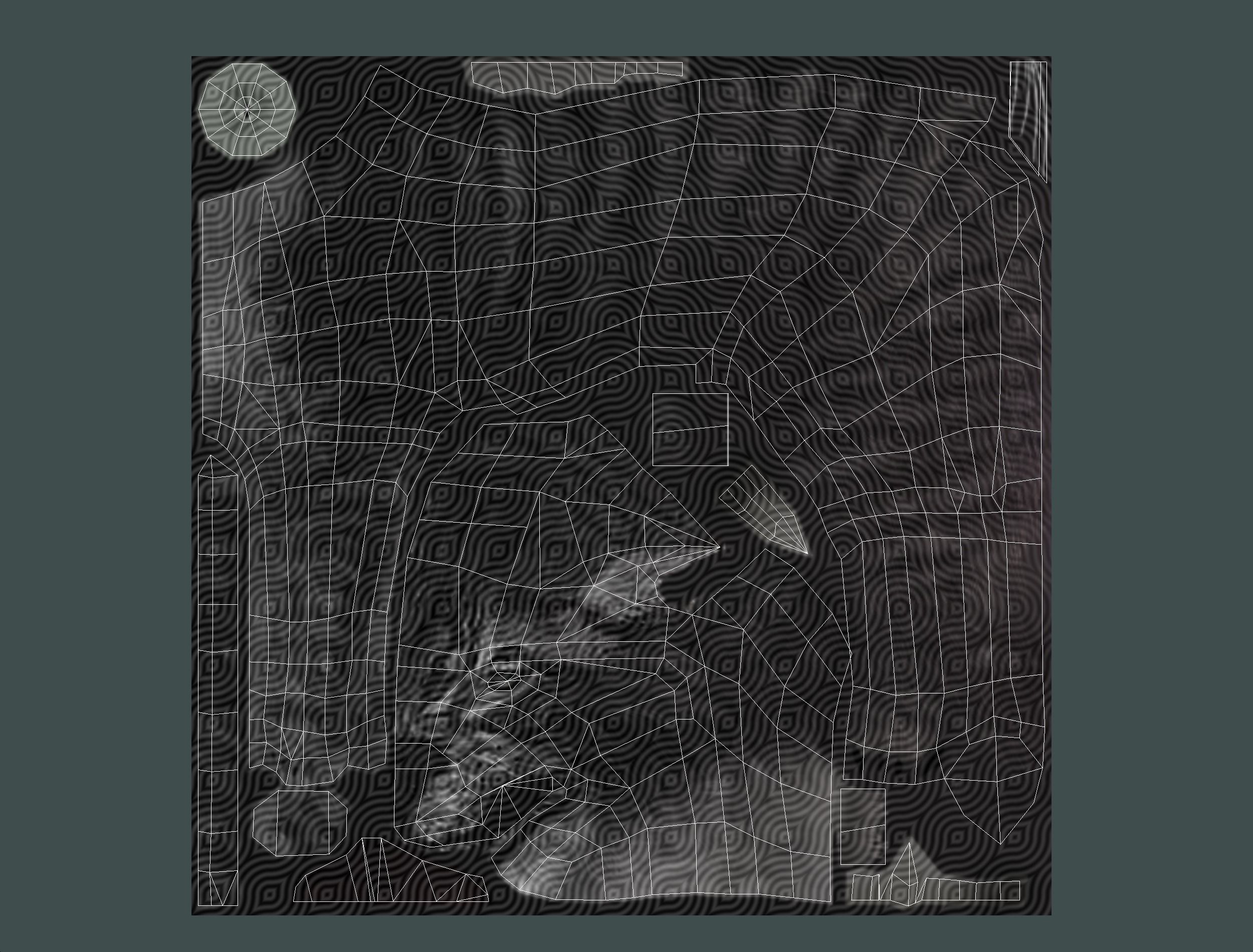 LowPoly Monster Cat Low-poly 3D model_23