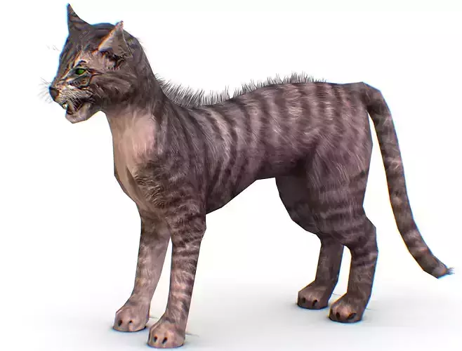 LowPoly Monster Cat