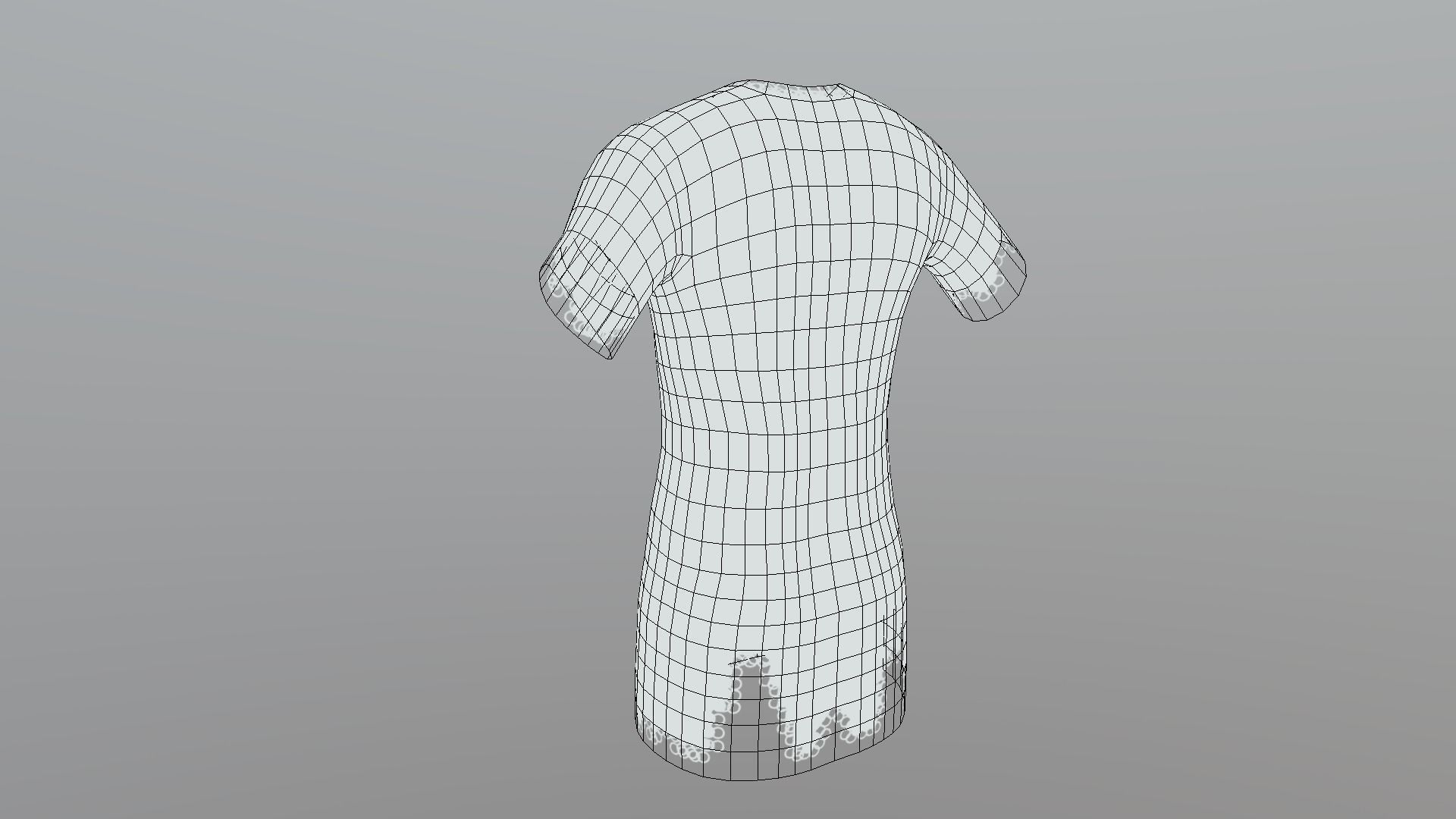 Rusty Chainmail Low-poly 3D model_4