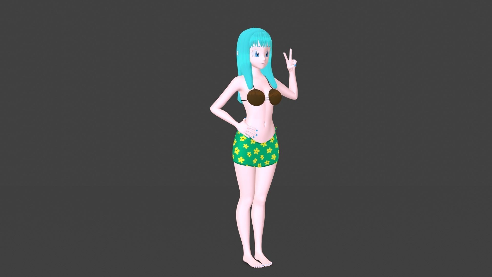 Bra DB 3D model_3