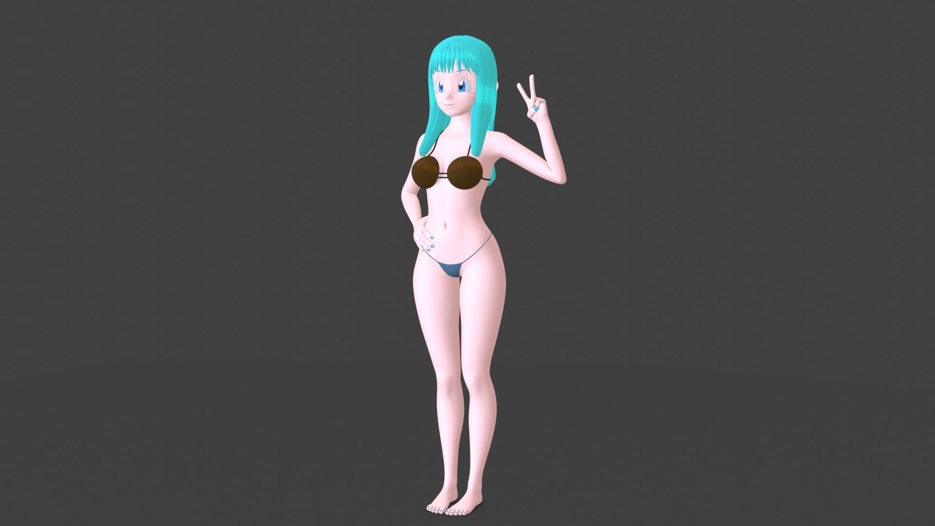 Bra DB 3D model_9