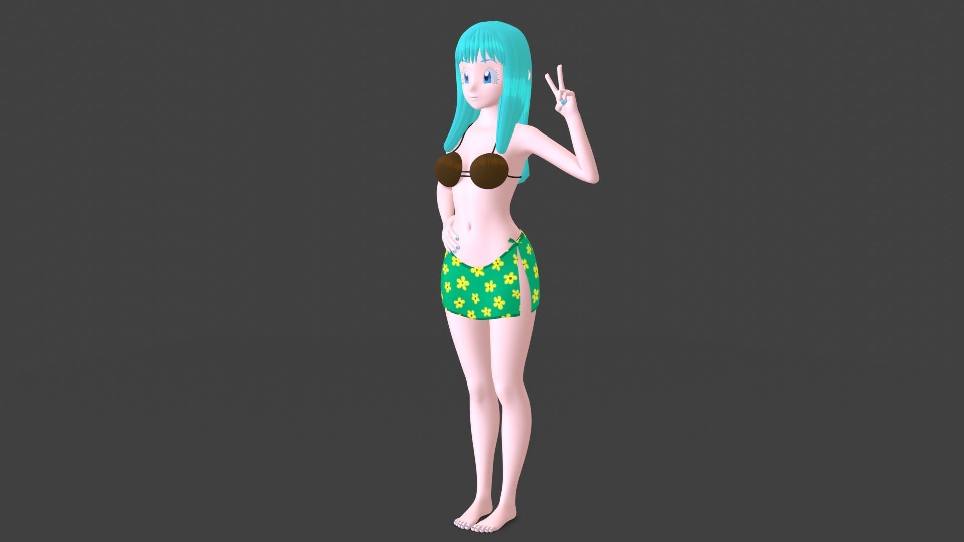 Bra DB 3D model_1