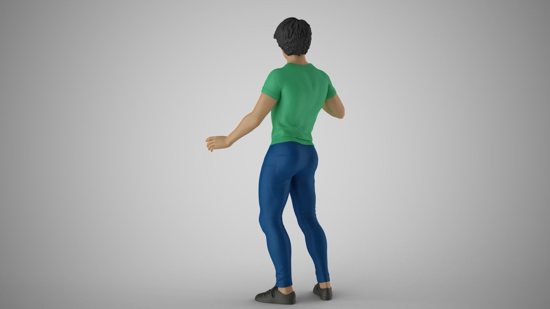 Man Chooses His Way 3D print model_8