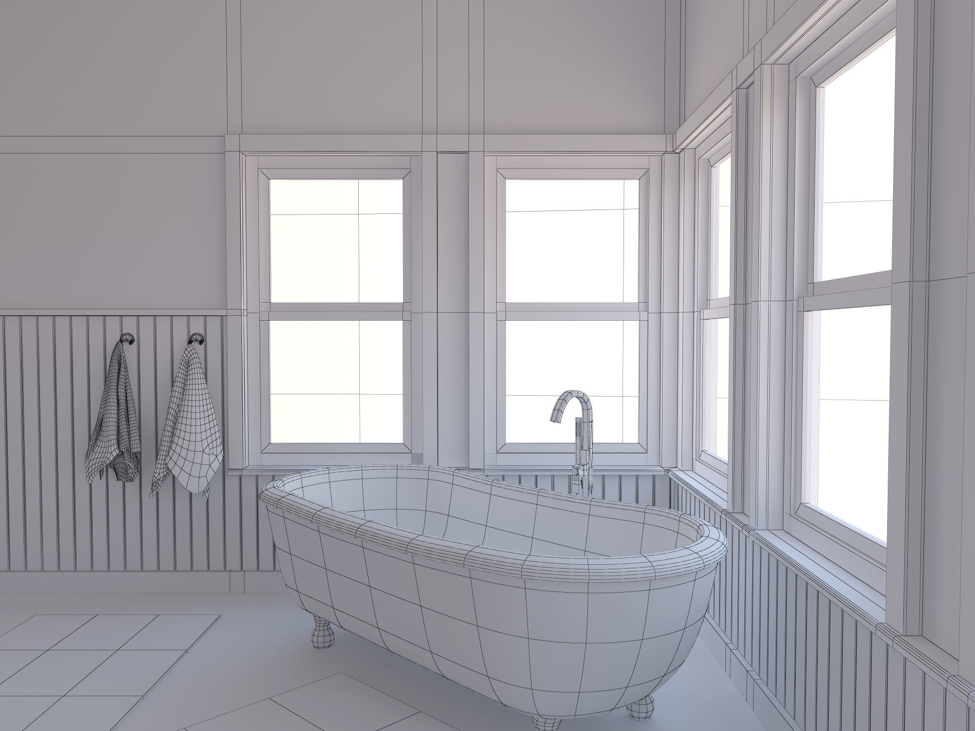 Bathroom 33 3D model_6