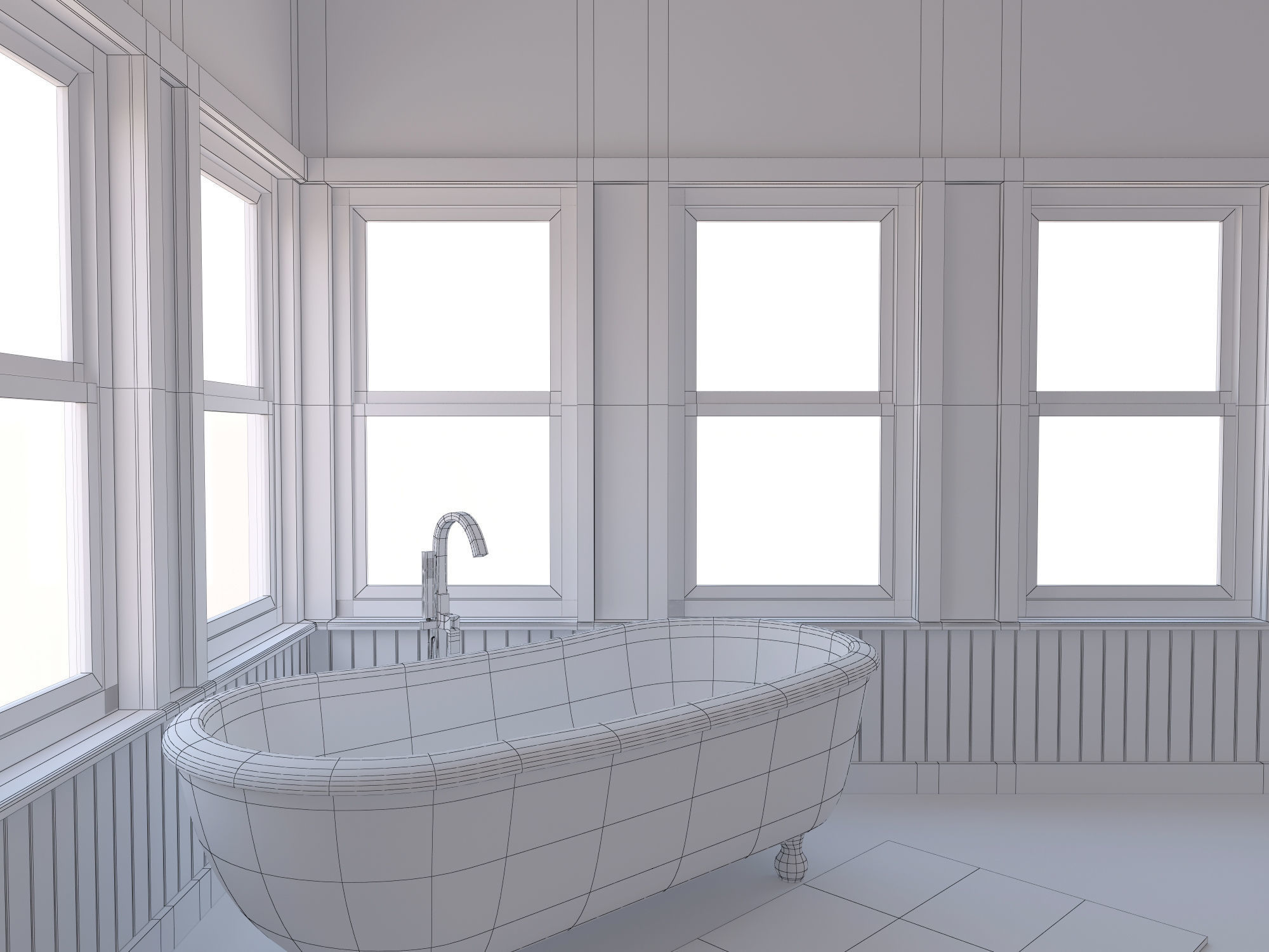 Bathroom 33 3D model_7