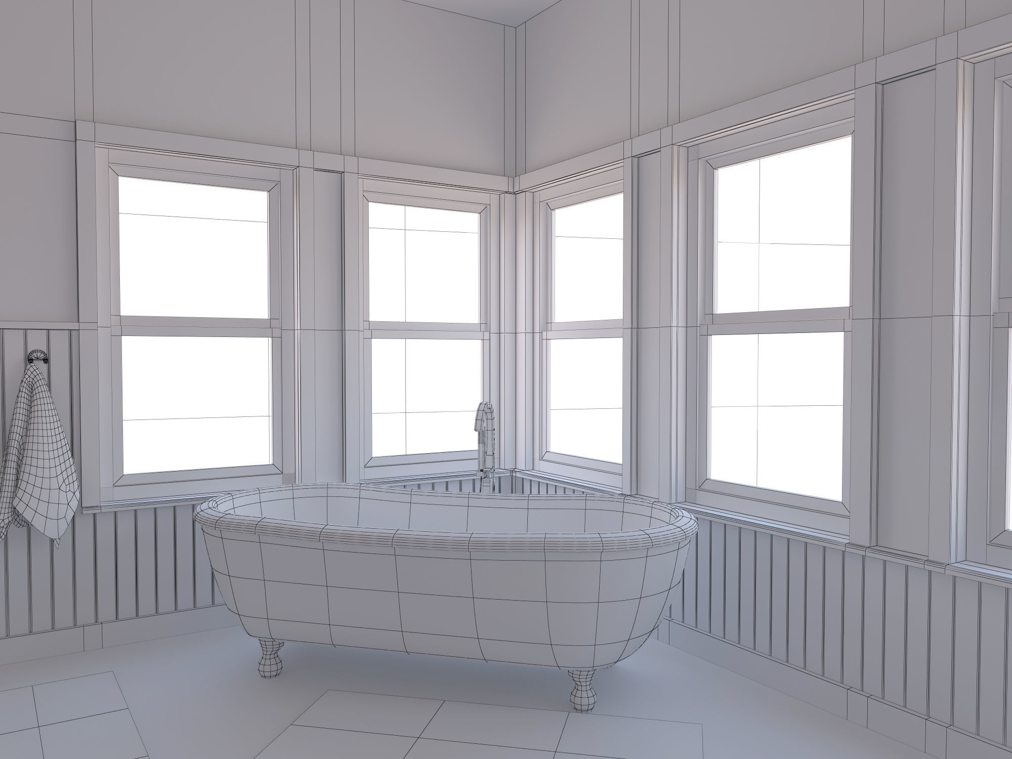 Bathroom 33 3D model_5