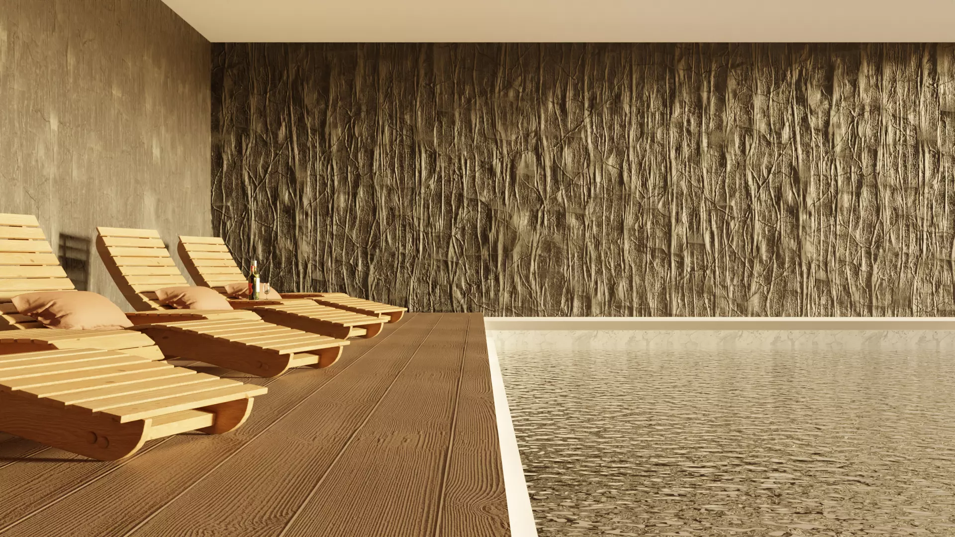 modern spa Free 3D model