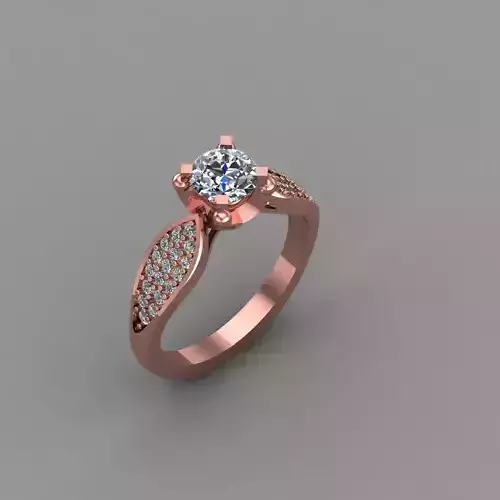 Diamond ring jewelry for woman