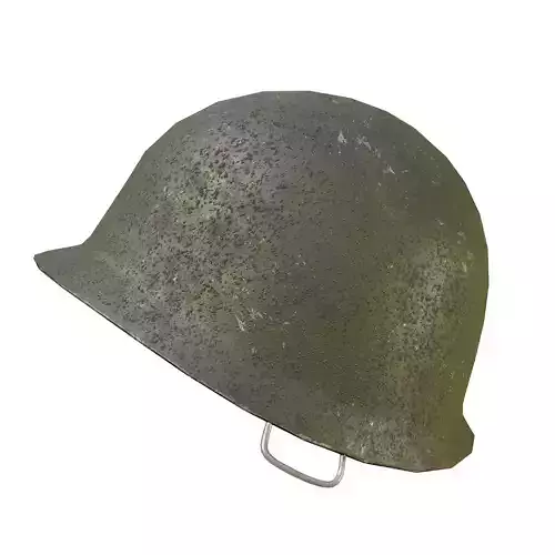US M1 Helmet ruined