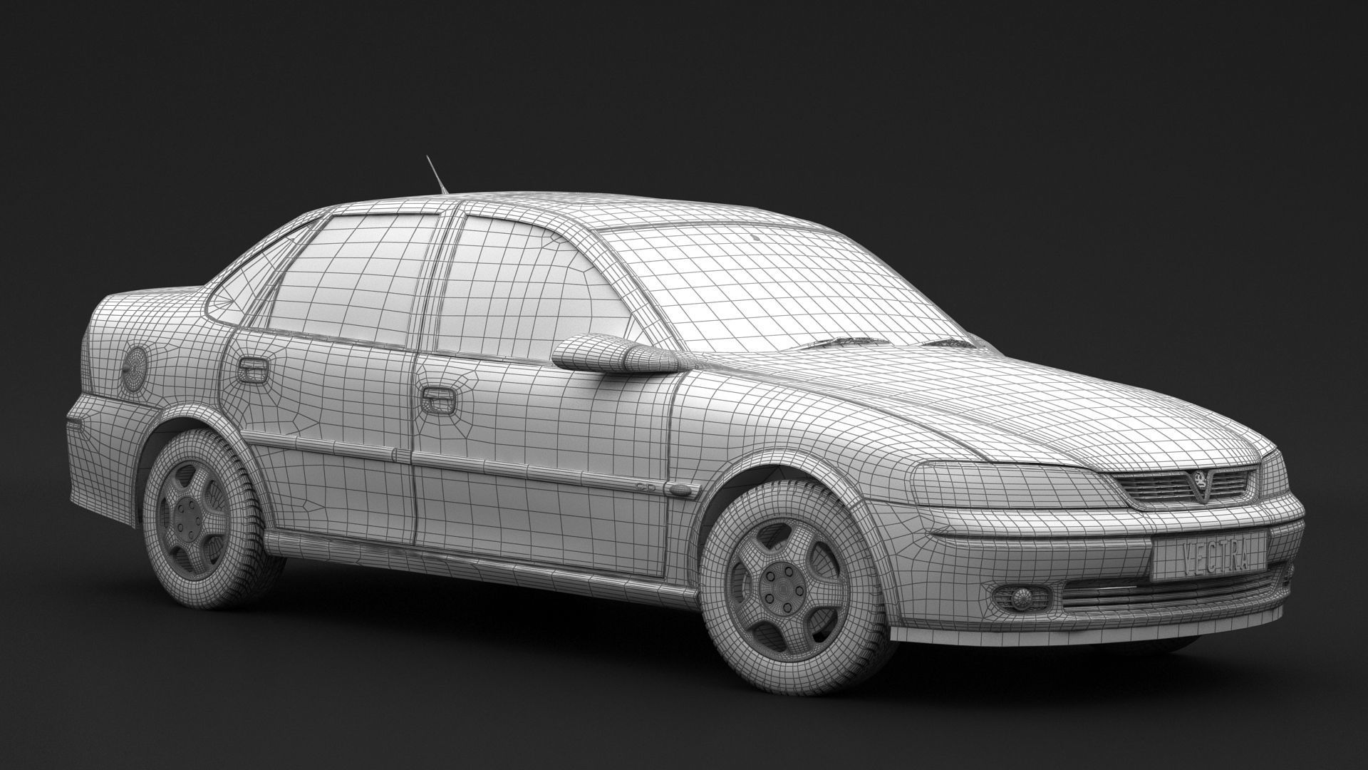 Vauxhall Vectra B Sedan Facelift 3D model_11