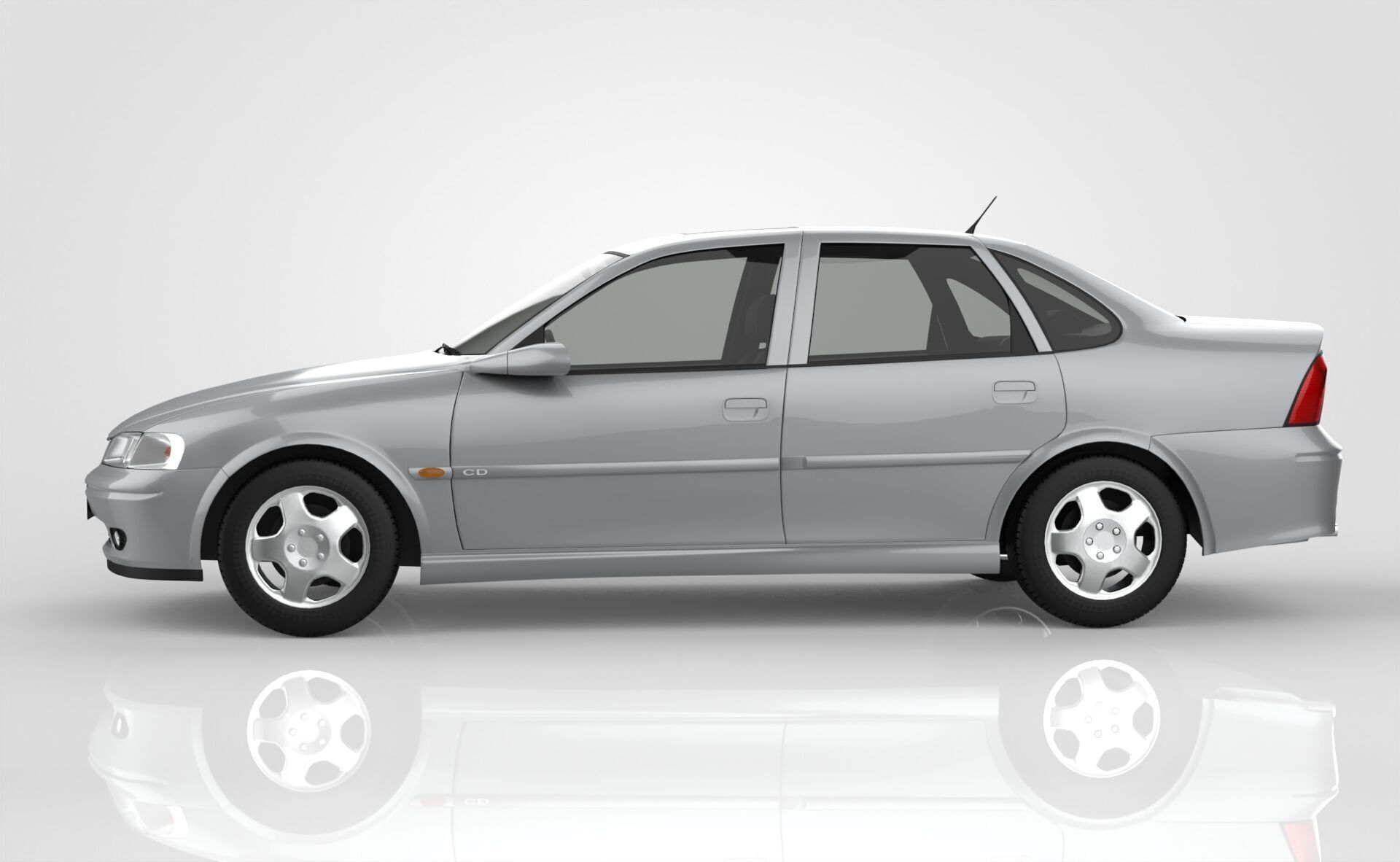 Vauxhall Vectra B Sedan Facelift 3D model_1