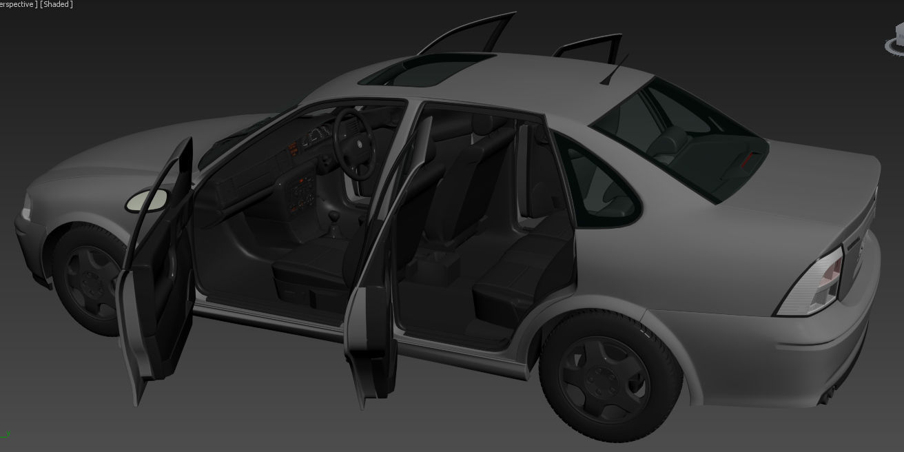 Vauxhall Vectra B Sedan Facelift 3D model_13