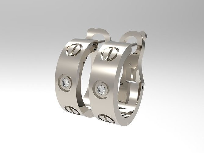 earring N - 262 3D print model