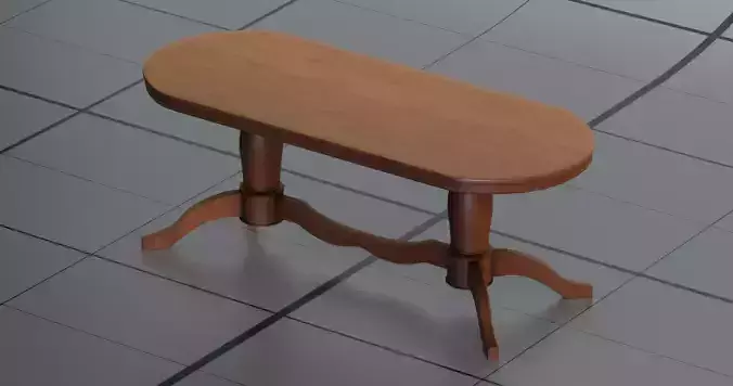 Table FBX wooden