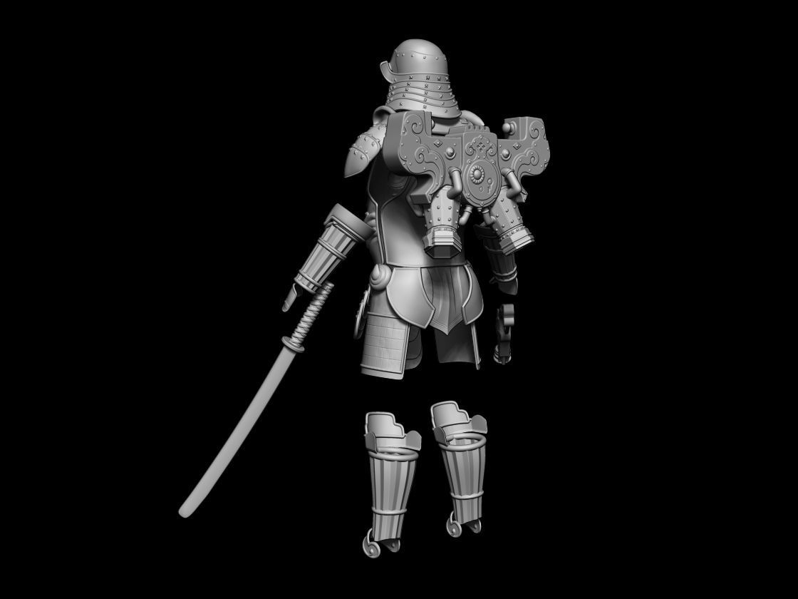 Iron Man Samurai MK3 Armour 3d digital download 3D print model_5